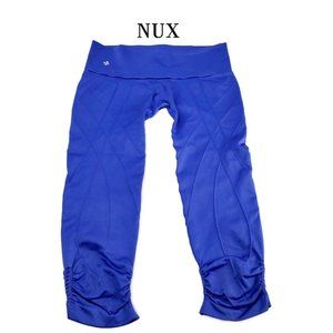NUX Mesa Capri Purple Leggings. * Size Med *